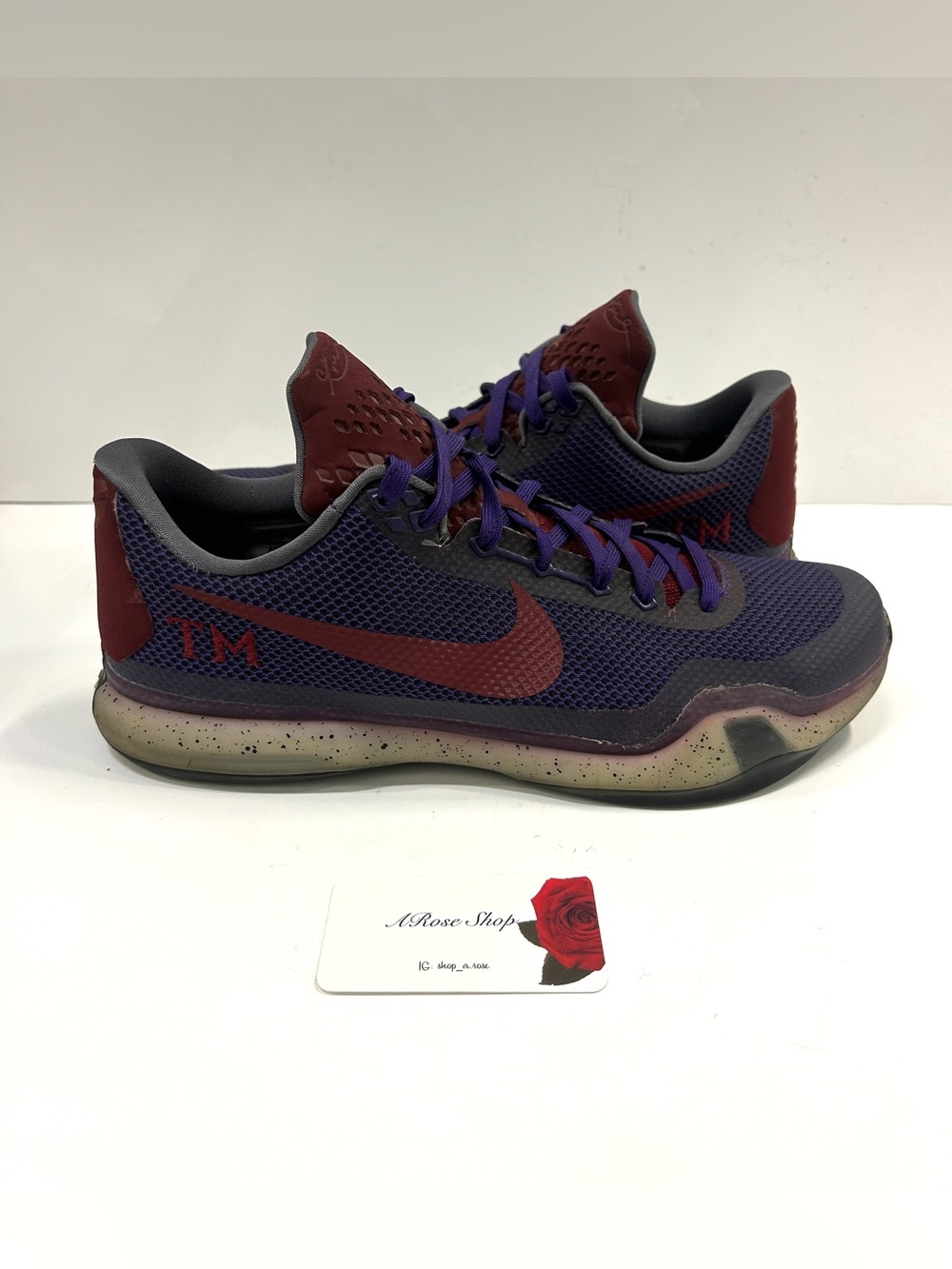 Nike Kobe 10 iD ‘Purple Maroon’ (777411 991) Shoes Size: 14 M